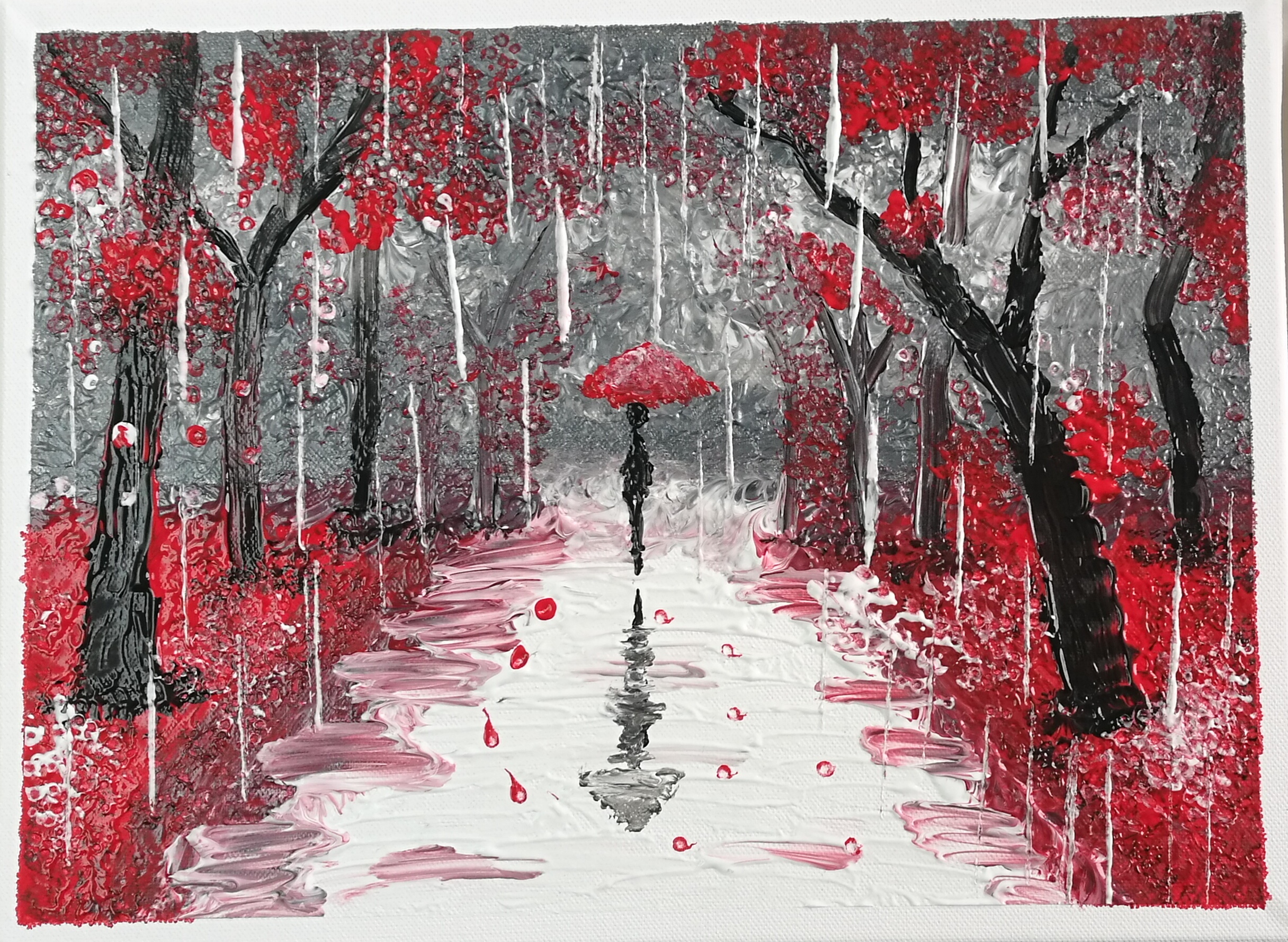 Red Rainy Day